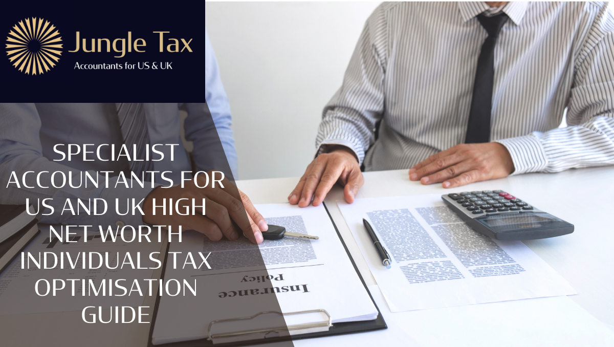 Specialist Accountants for US and UK high net worth Individuals Tax Optimisation Guide