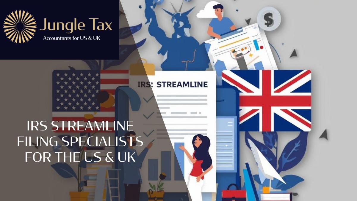 IRS Streamline filing specialists for the US & UK