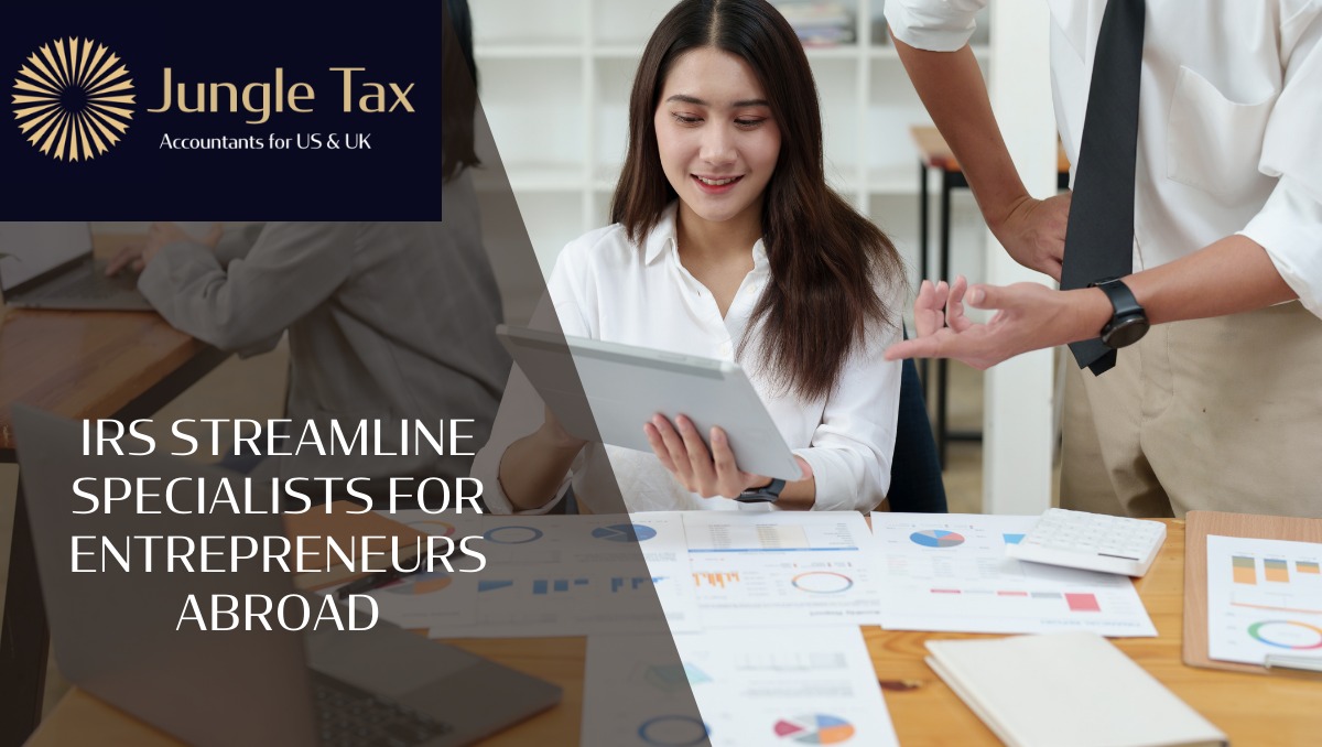 IRS Streamline Specialists for Entrepreneurs Abroad